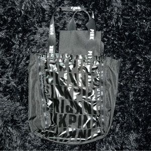 PINK. Victoria secret bag. Used. (BLACK)